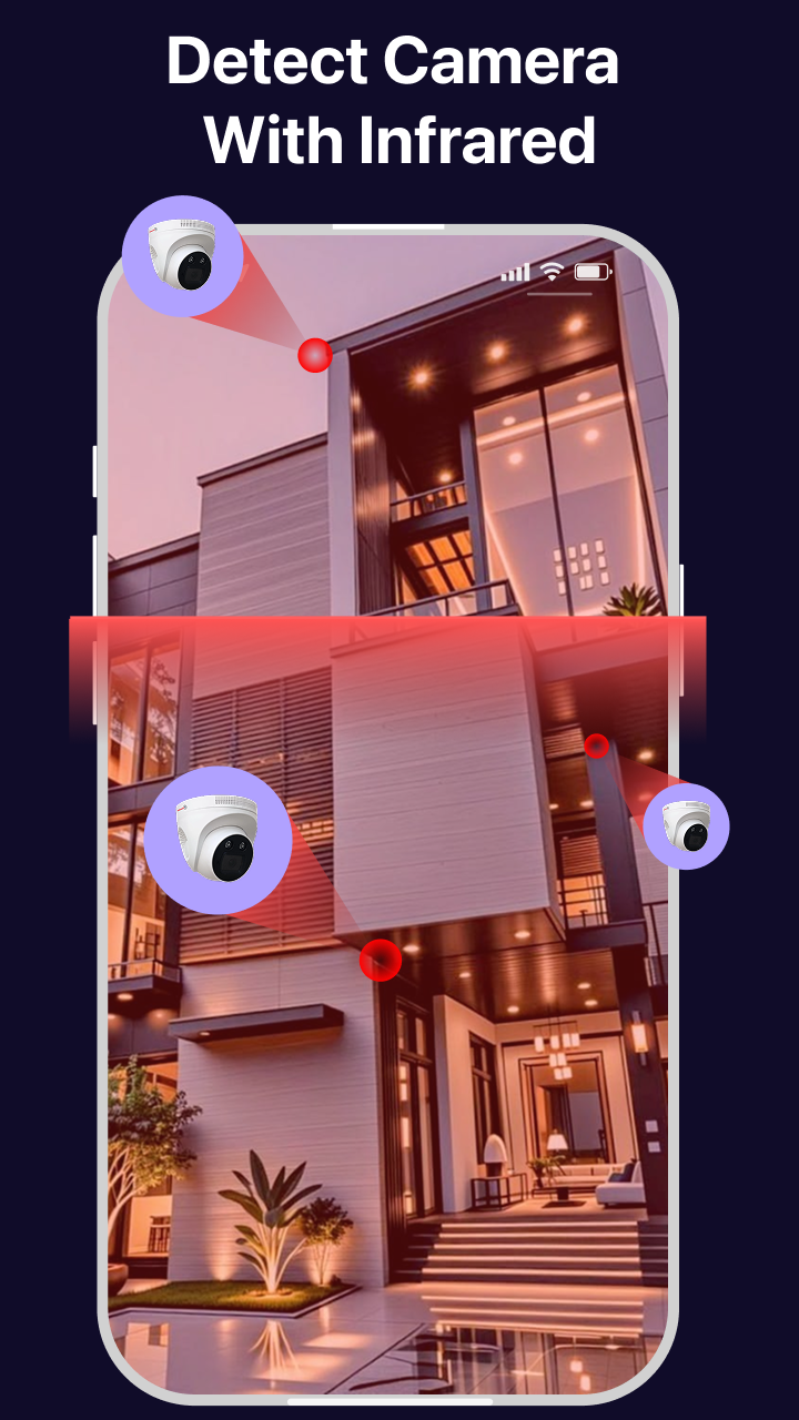 Detect camera with infrared feature screenshot